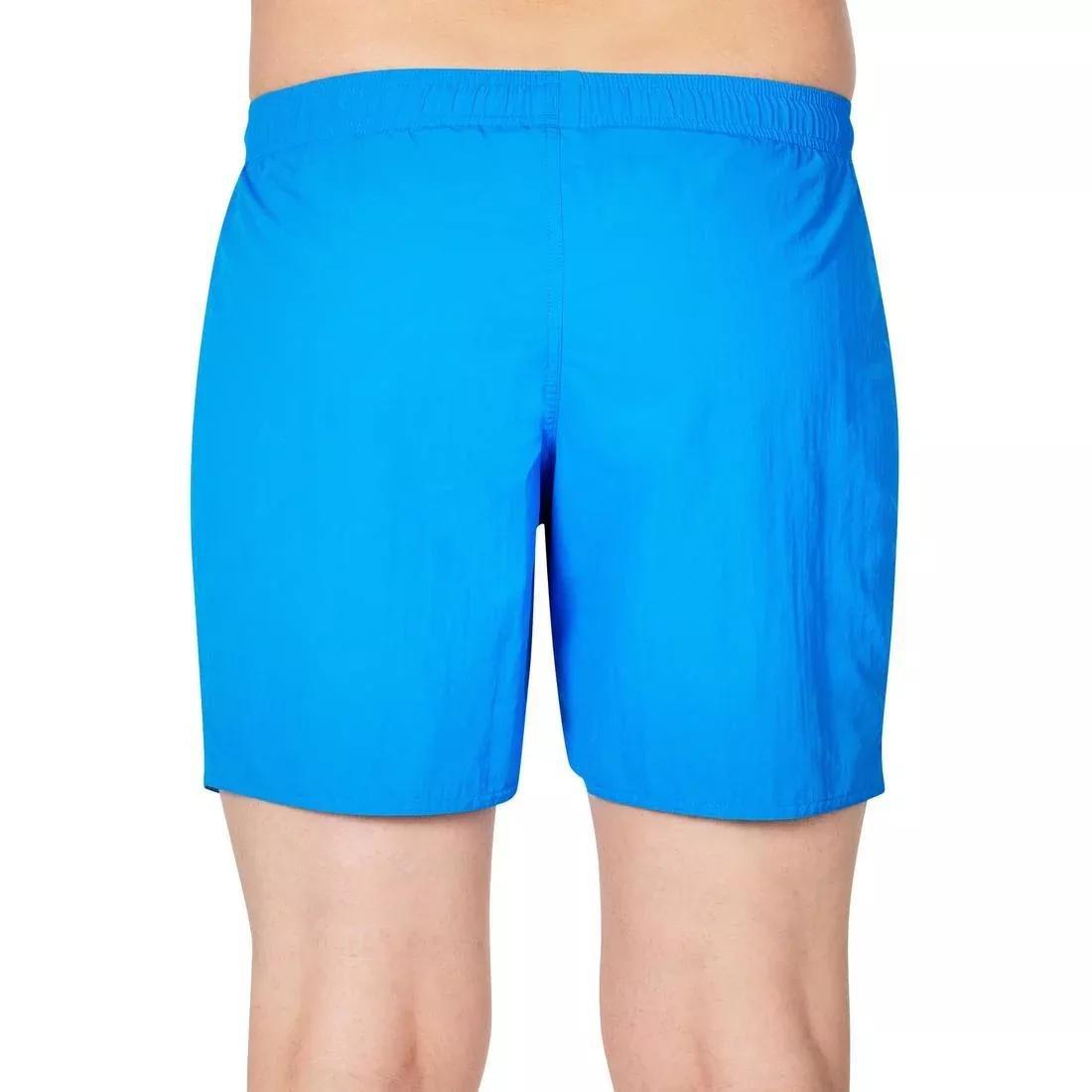 100 BASIC MEN'S SWIMMING SHORTS - LIGHT BLUE, pacific blue, No Color, large image number 4
