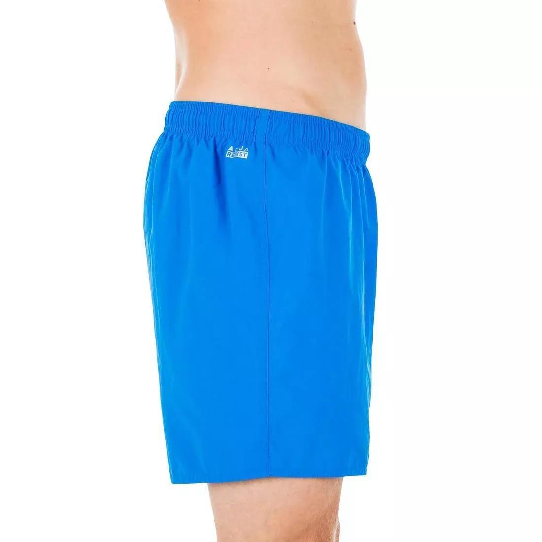 100 BASIC MEN'S SWIMMING SHORTS - LIGHT BLUE, pacific blue, No Color, large image number 5