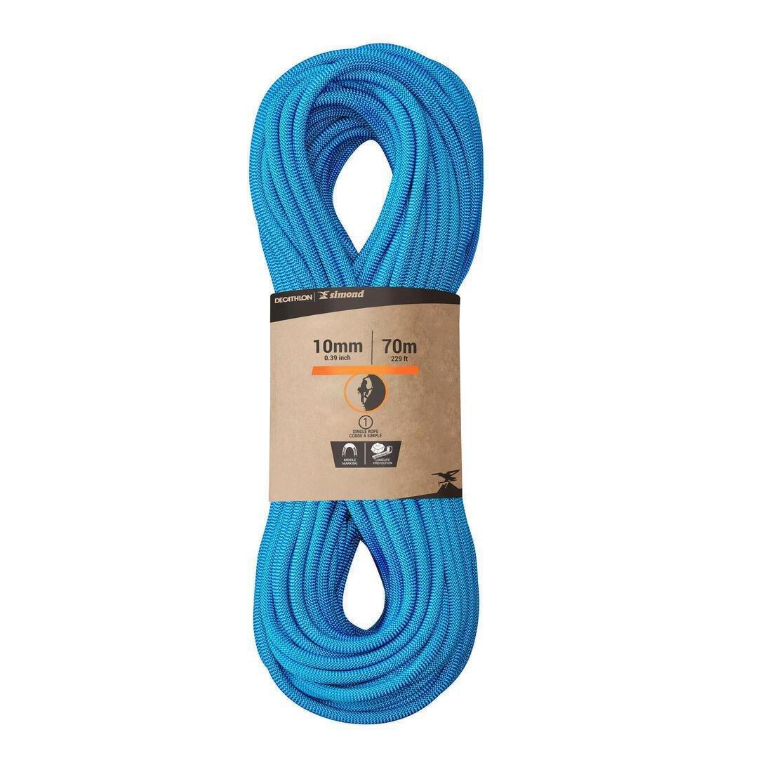 Climbing Rope Rock+ Blue, Pacific Blue, No Color, large image number 0