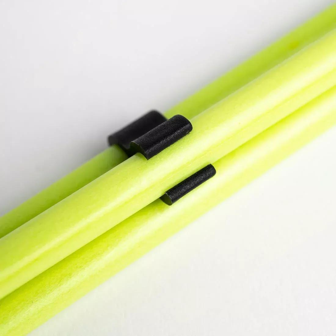 FLUO ACID YELLOW GOLF ALIGNMENT STICKS X2 - INESIS YELLOW, No Color, large image number 2
