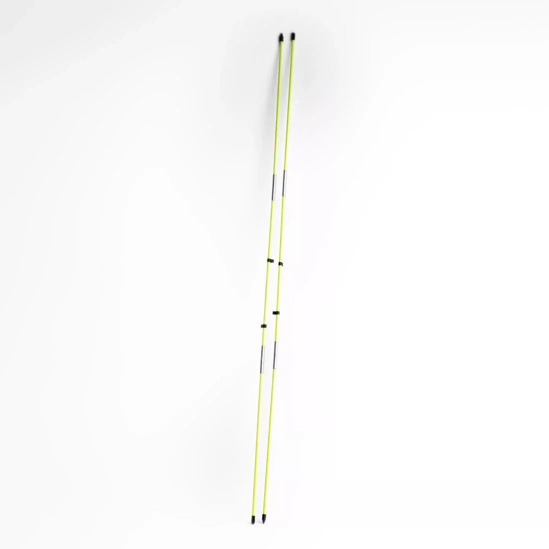 FLUO ACID YELLOW GOLF ALIGNMENT STICKS X2 - INESIS YELLOW, No Color, large image number 3
