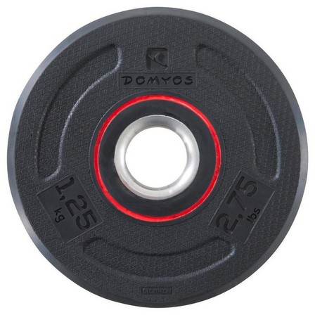 CORENGTH - Rubber Weight Training Disc Weight, Black