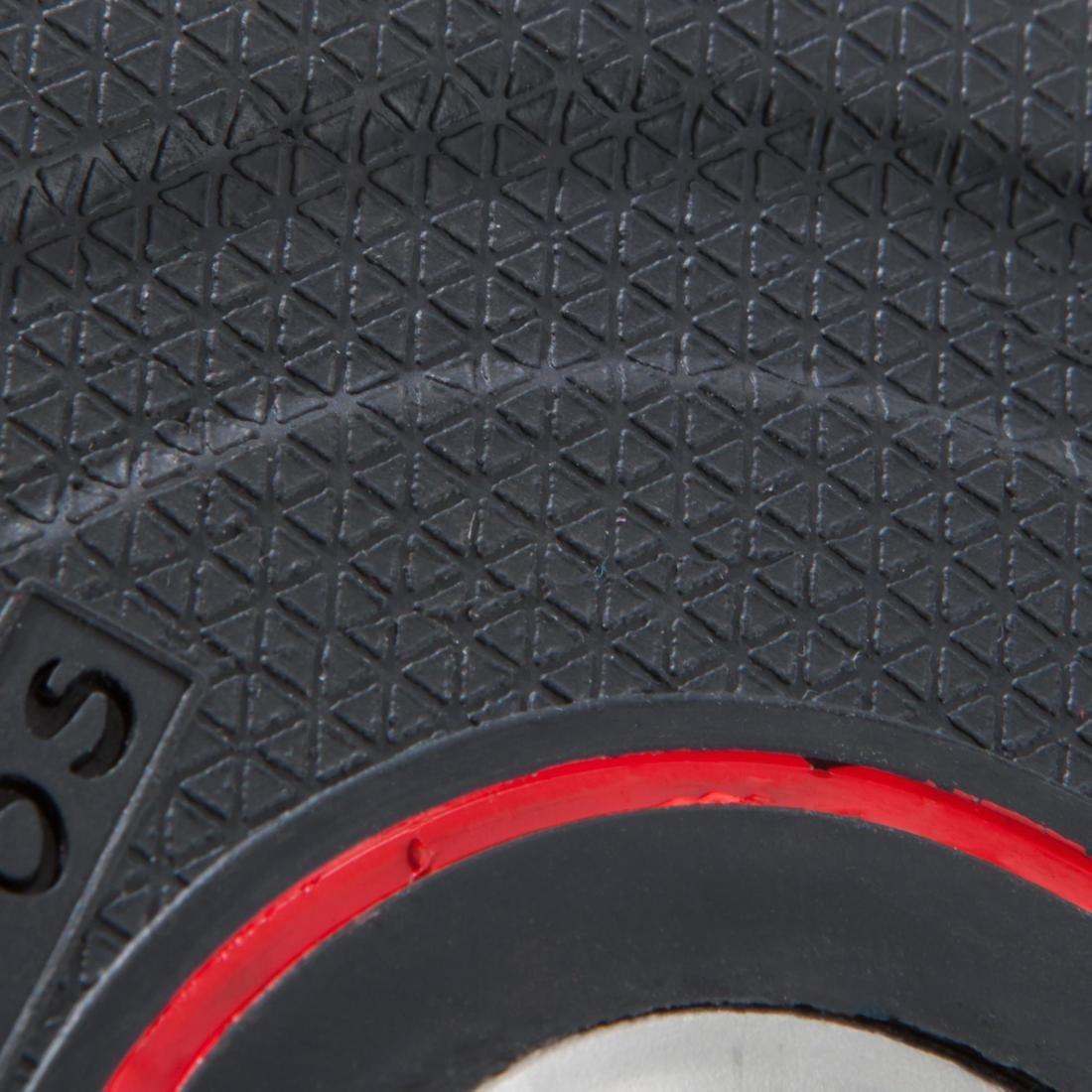 Rubber Weight Training Disc Weight, Black, No Color, large image number 6