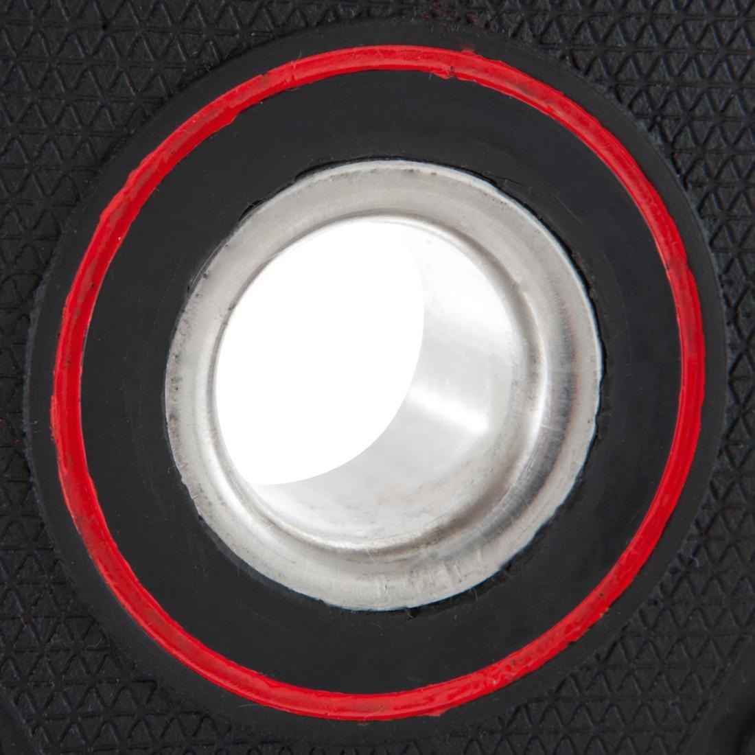 Rubber Weight Disc With Handles, Black, No Color, large image number 4
