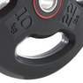 CORENGTH - Rubber Weight Disc With Handles, Black