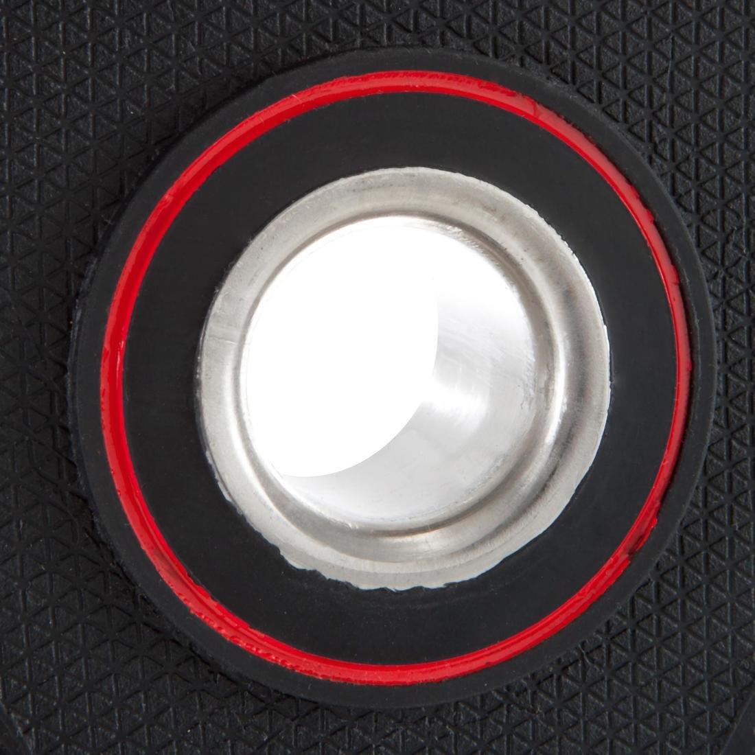 Rubber Weight Disc with Handles, Black, No Color, large image number 4