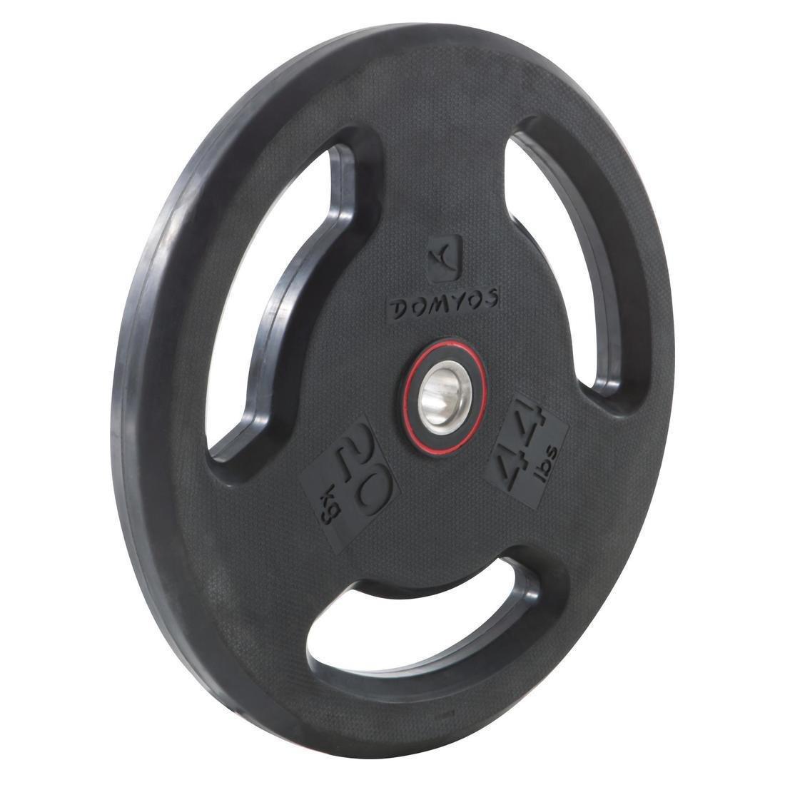 CORENGTH - Rubber Weight Disc with Handles, Black