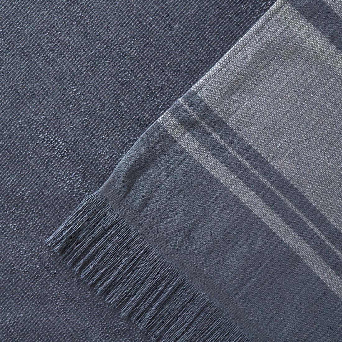 Towel FOUTA  Avorio Navy, Blue Grey, No Color, large image number 11