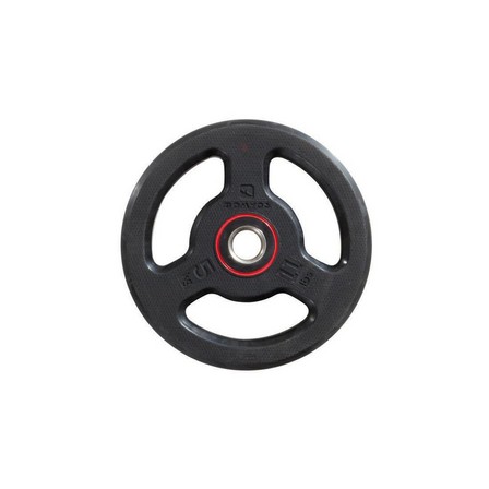 CORENGTH - Rubber Weight Disc with Handles, Black