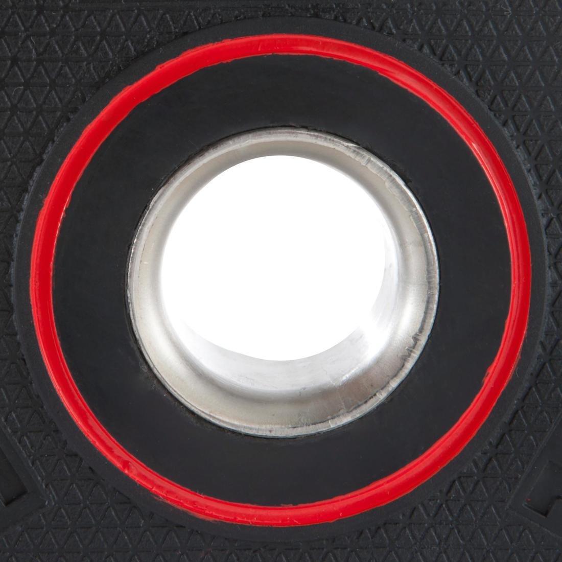Rubber Weight Disc with Handles, Black, No Color, large image number 4