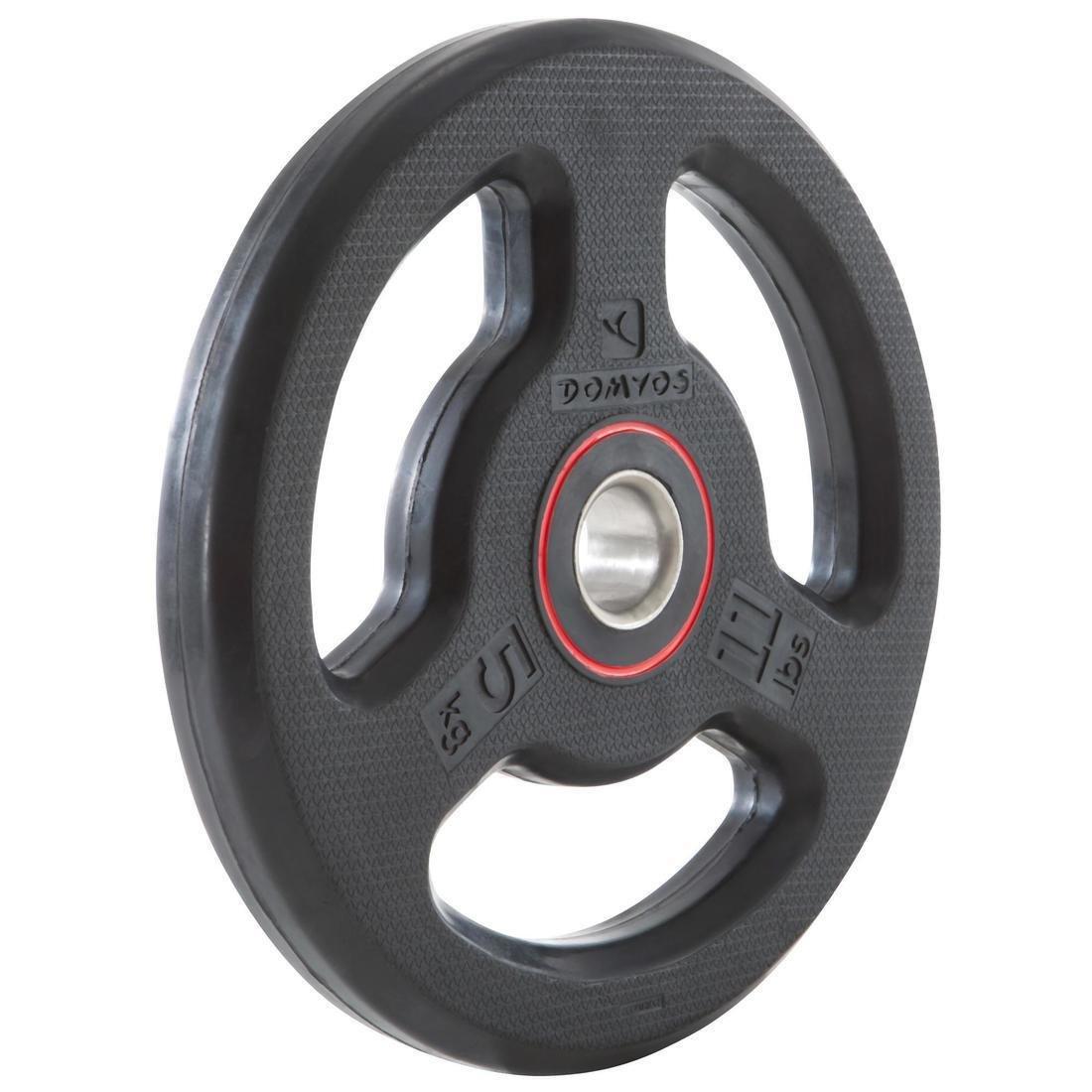 Rubber Weight Disc with Handles, Black, No Color, large image number 6