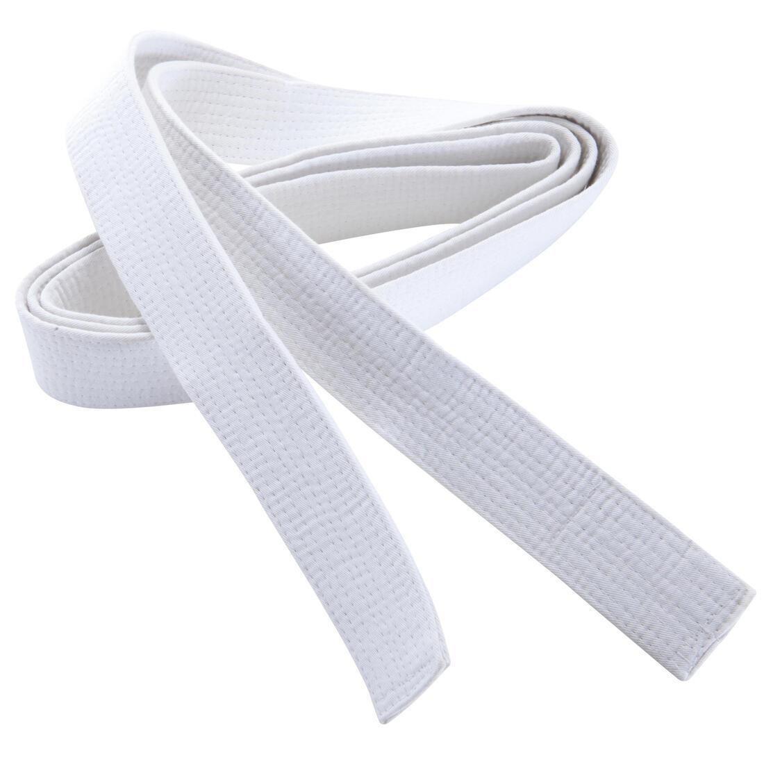 Martial Arts Pique Belt 2.80M, White, No Color, large image number 1
