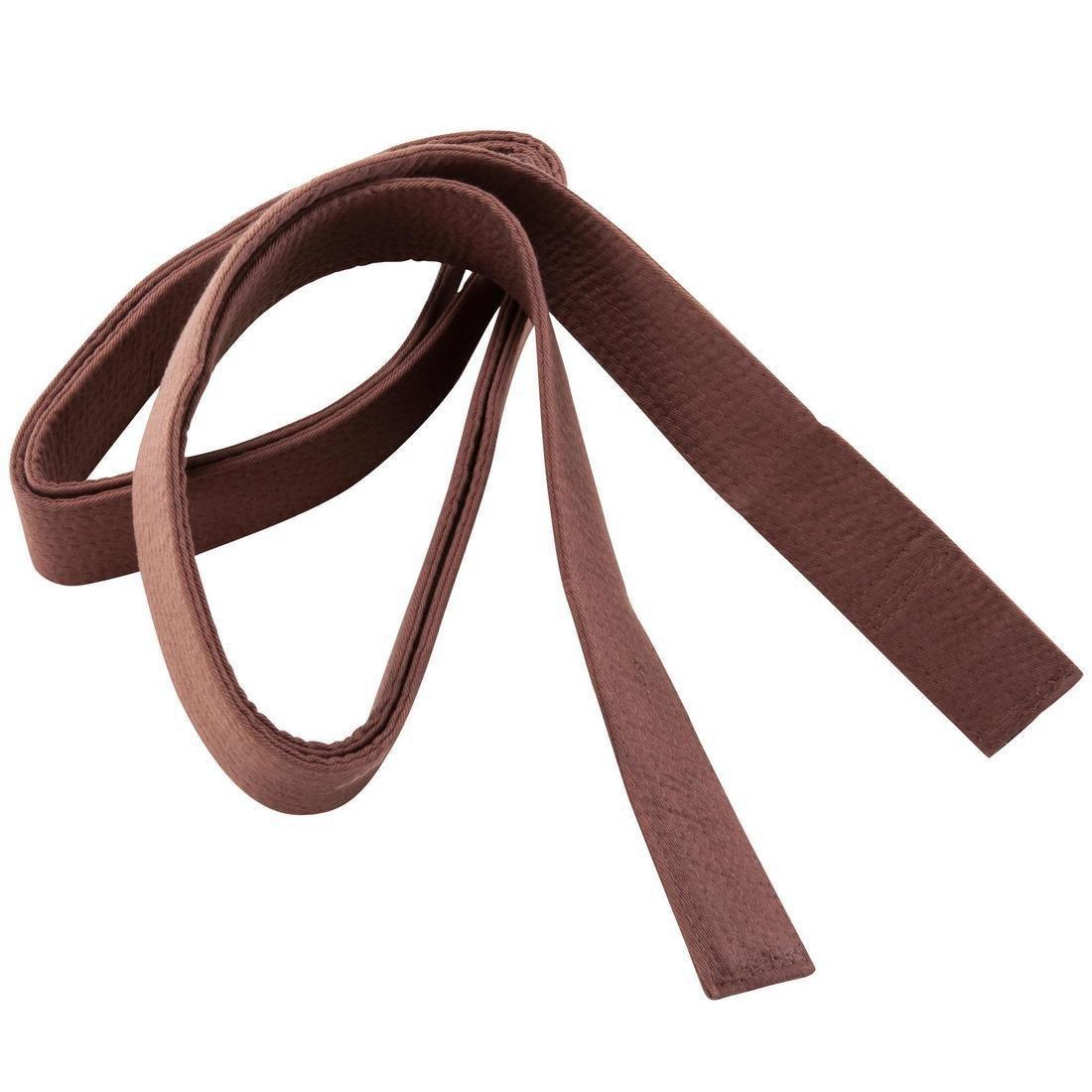 Martial Arts Pique Belt 2.80m, Brown, No Color, medium