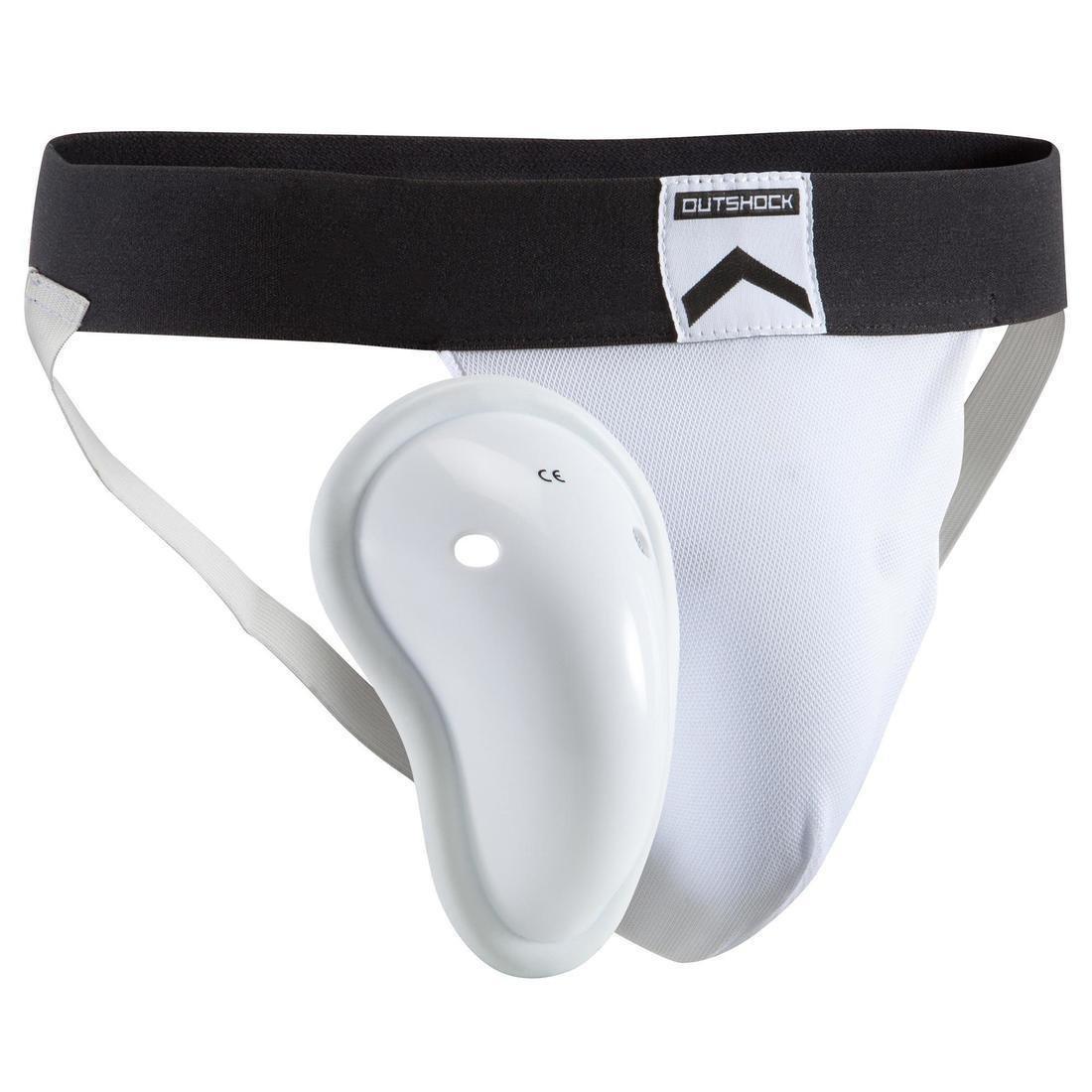 OUTSHOCK - Kids Men'Kids' Groin Guard Slipee 100-White