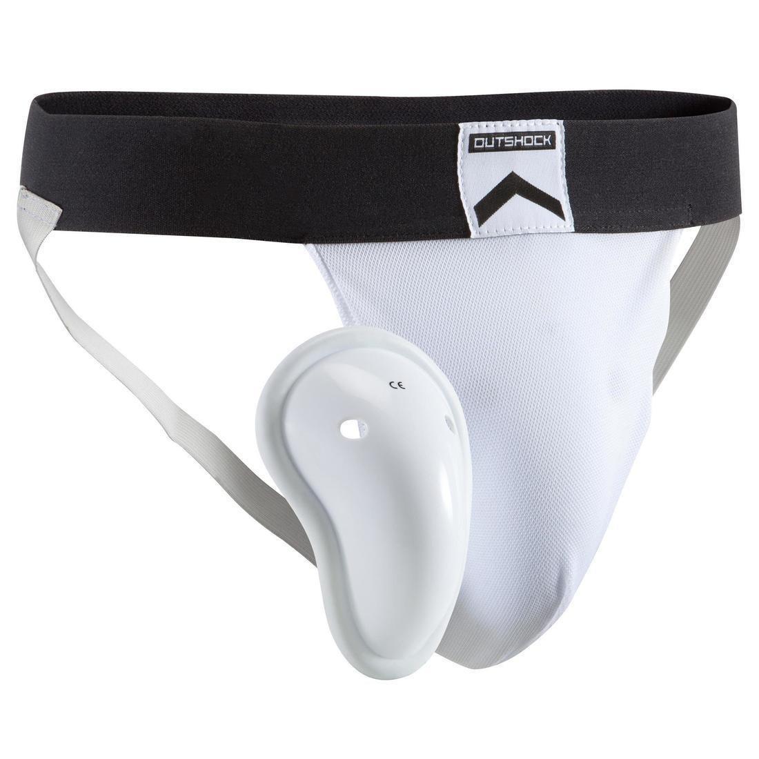 OUTSHOCK - Kids Men'Kids' Groin Guard Slipee 100-White