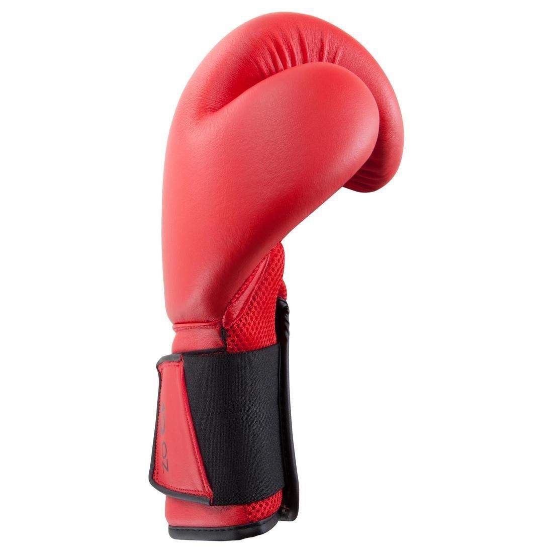 Unisex Beginner Boxing Gloves - 100, Red, No Color, large image number 9