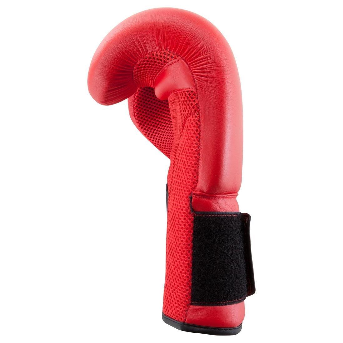 Unisex Beginner Boxing Gloves - 100, Red, No Color, large image number 13
