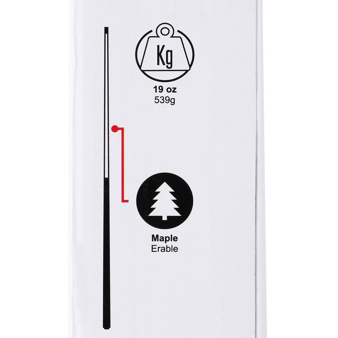 Club 500 American Pool Cue in 2 Parts, 1/2 Jointed, Black, No Color, large image number 11