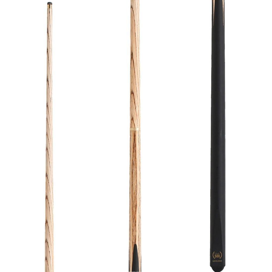 Club 500 Snooker/Uk Cue In 2 Parts, 1/2 Jointed, Wooden, No Color, large image number 0