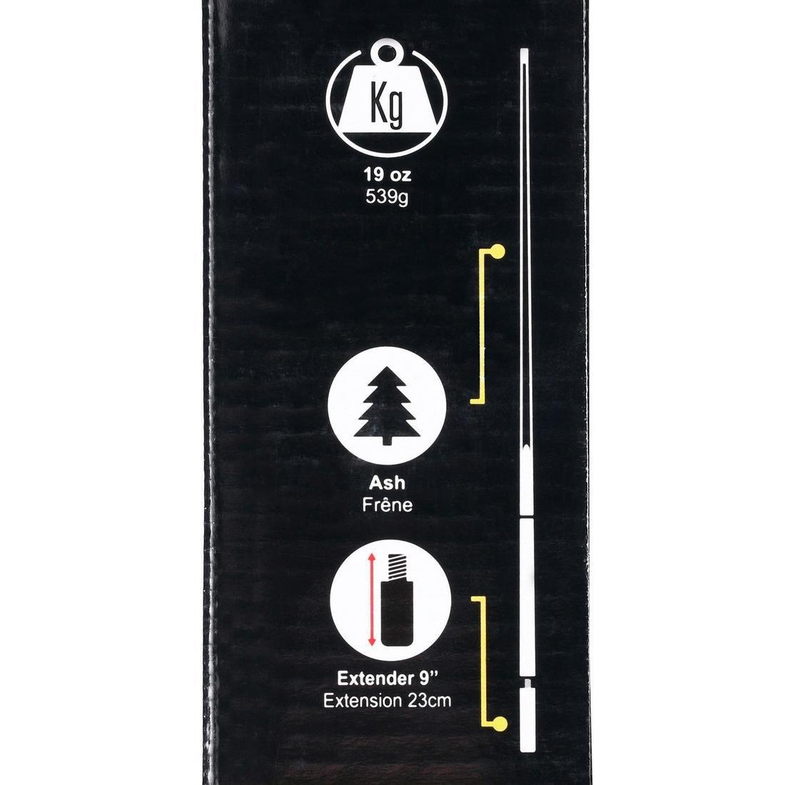 3/4-Jointed 2-Piece Snooker and Billiards Cue and Extension Club 900, No Color, large image number 12