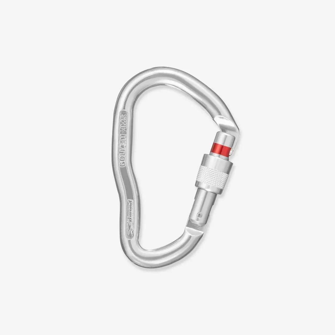 PACIFIC BLUE HMS MOUNTAINEERING AND CLIMBING SCREWGATE CARABINER GOLIATH SECURE, No Color, large image number 1