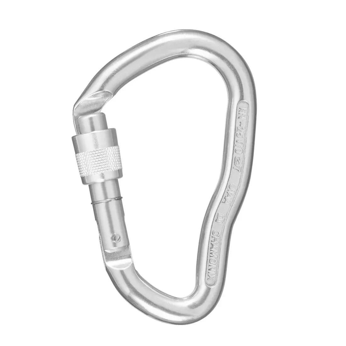 PACIFIC BLUE HMS MOUNTAINEERING AND CLIMBING SCREWGATE CARABINER GOLIATH SECURE, No Color, large image number 5