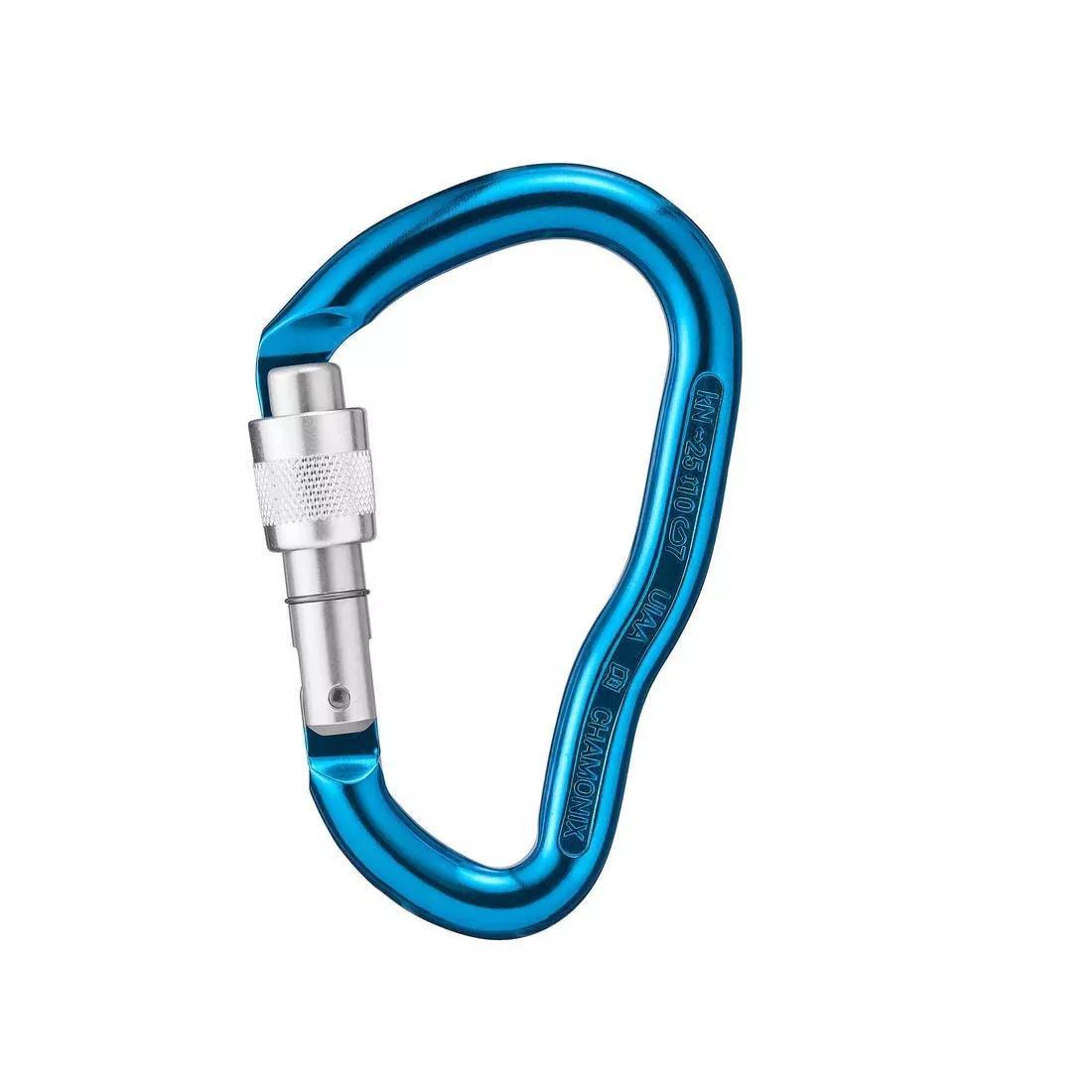 PACIFIC BLUE HMS MOUNTAINEERING AND CLIMBING SCREWGATE CARABINER GOLIATH SECURE, No Color, large image number 7