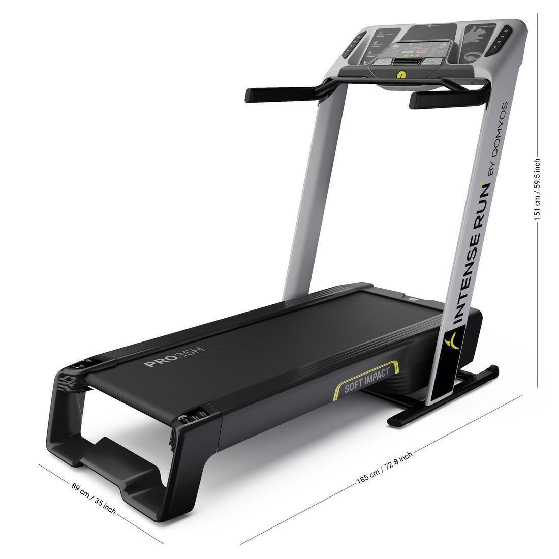 Smart Treadmill Intense Run - 22 Km/H, 51X150 Cm, Black, No Color, large image number 3