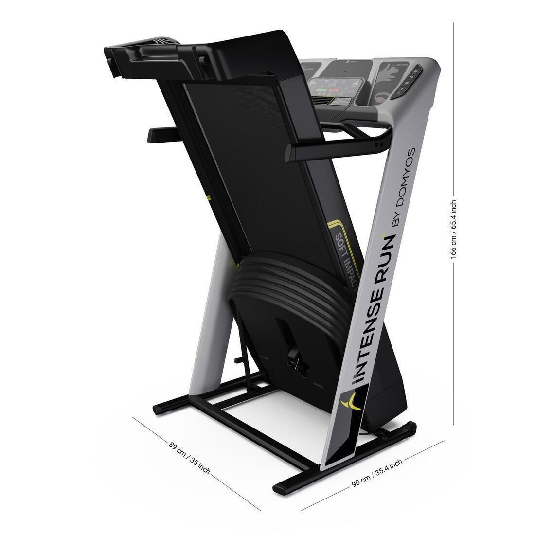 Smart Treadmill Intense Run - 22 Km/H, 51X150 Cm, Black, No Color, large image number 4