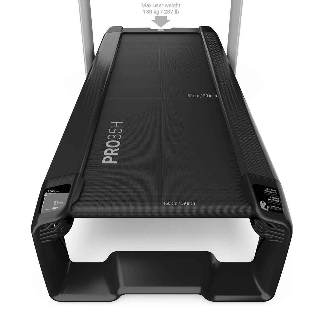 Smart Treadmill Intense Run - 22 Km/H, 51X150 Cm, Black, No Color, large image number 6