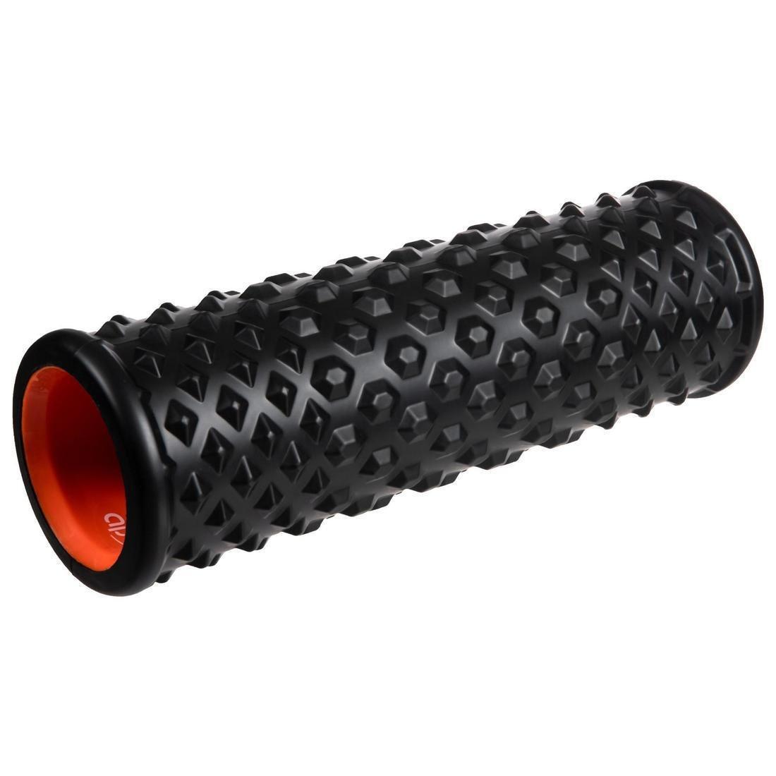 DECATHLON - 500 Hard Massage Roller / Foam Roller, Black