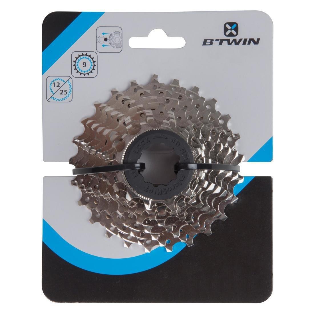 DECATHLON - 9 Speed Bike Cassette, Silver