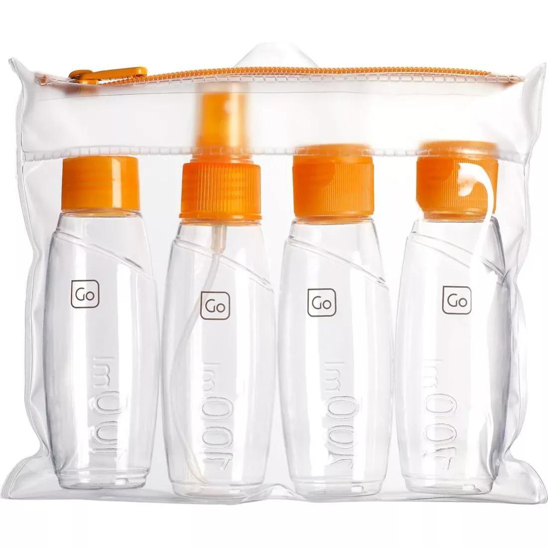 Travel Bottles (x4), No Color, large image number 0