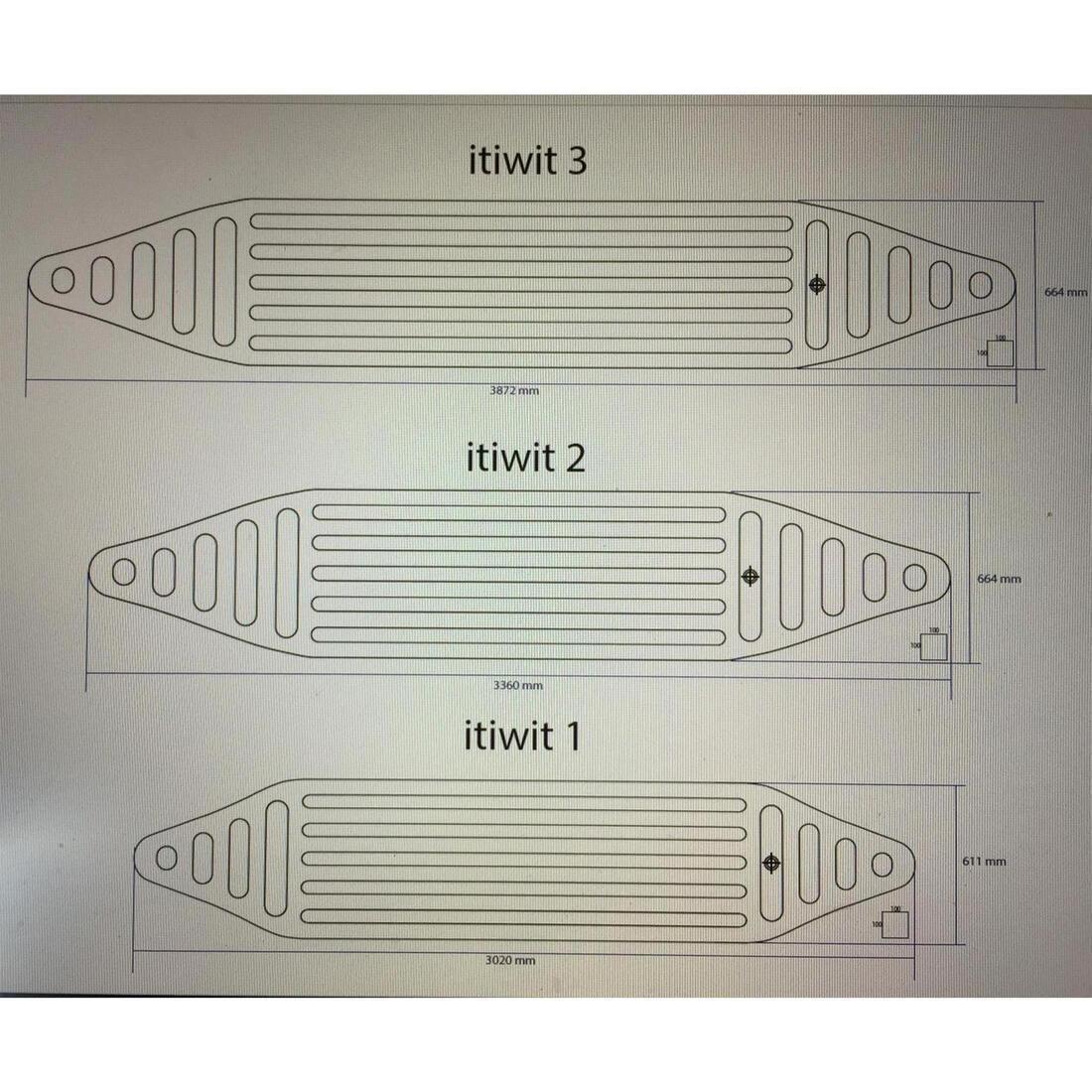 ITIWIT - Inflatable Floor For Itiwit 2 Kayak