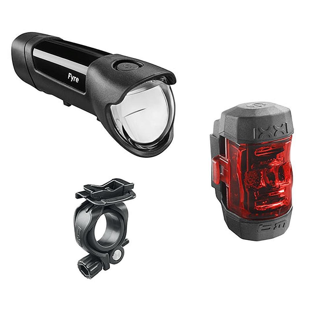 Fyre + Ixxi Front/Rear Bike Light Set, No Color, medium