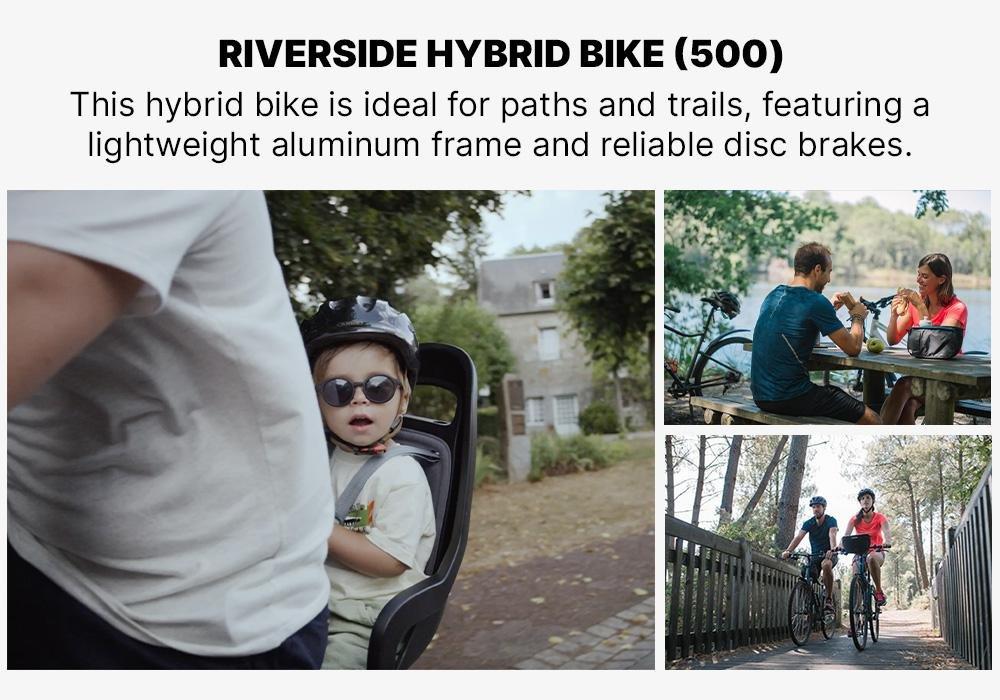 Riverside 500 Multipurpose Bike Low Frame, Grey, , large image number 9