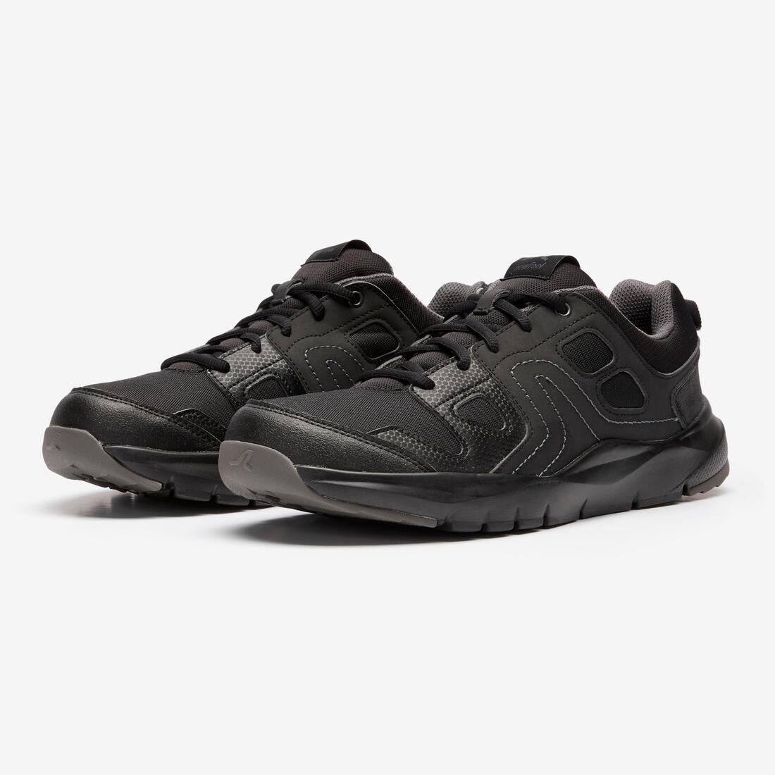 Men Active Walking Shoes - Hw 100, Black, , large image number 4