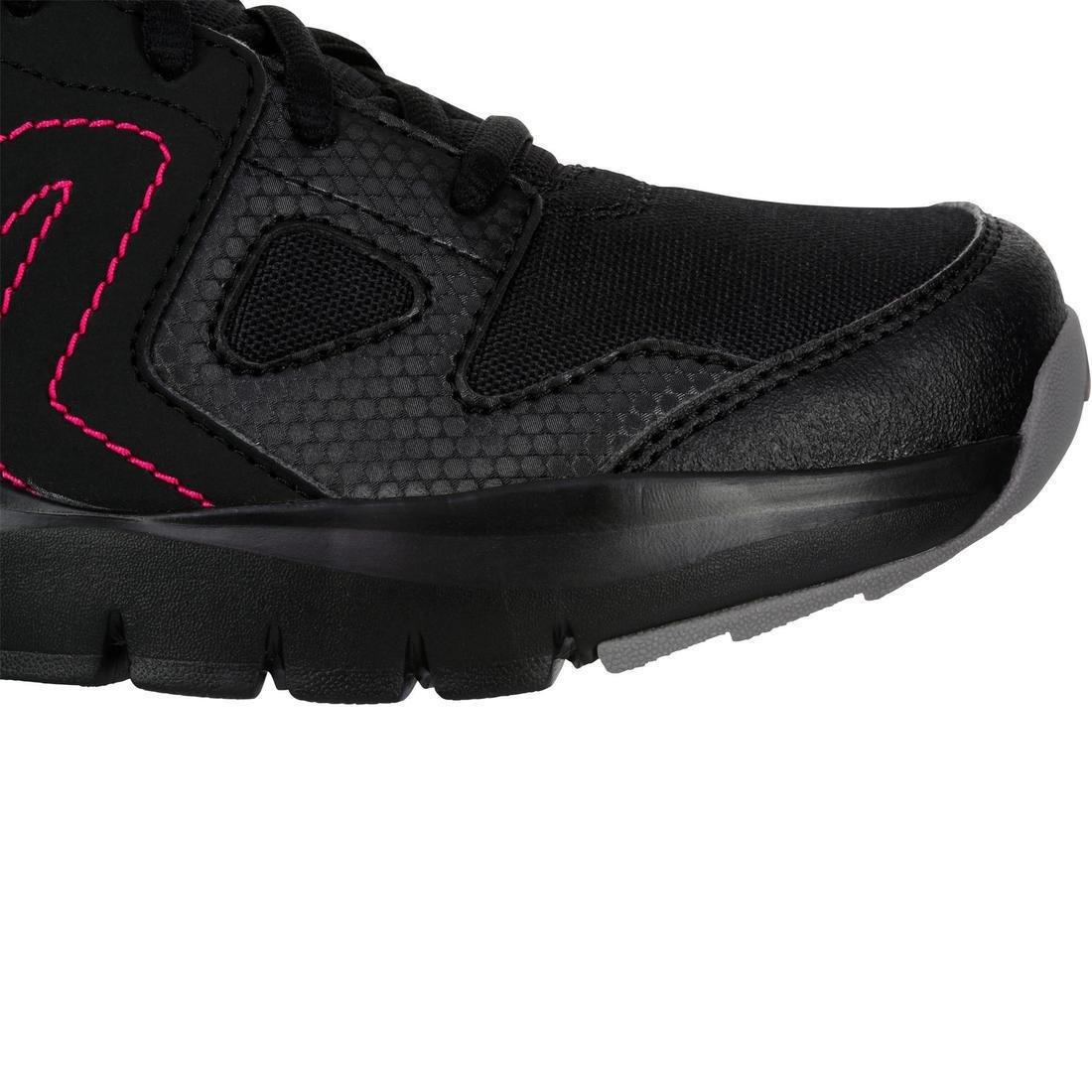 Women Active Walking Shoes - Hw 100, Black/Pink, , large image number 2