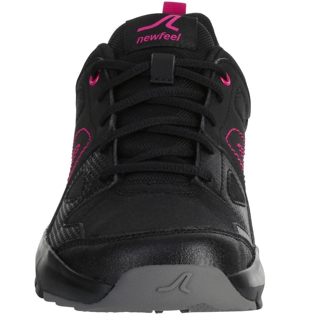 Women Active Walking Shoes - Hw 100, Black/Pink, , large image number 3