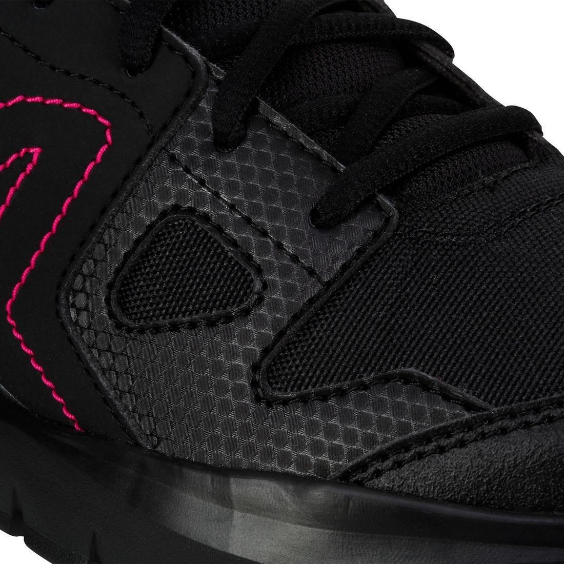 Women Active Walking Shoes - Hw 100, Black/Pink, , large image number 7