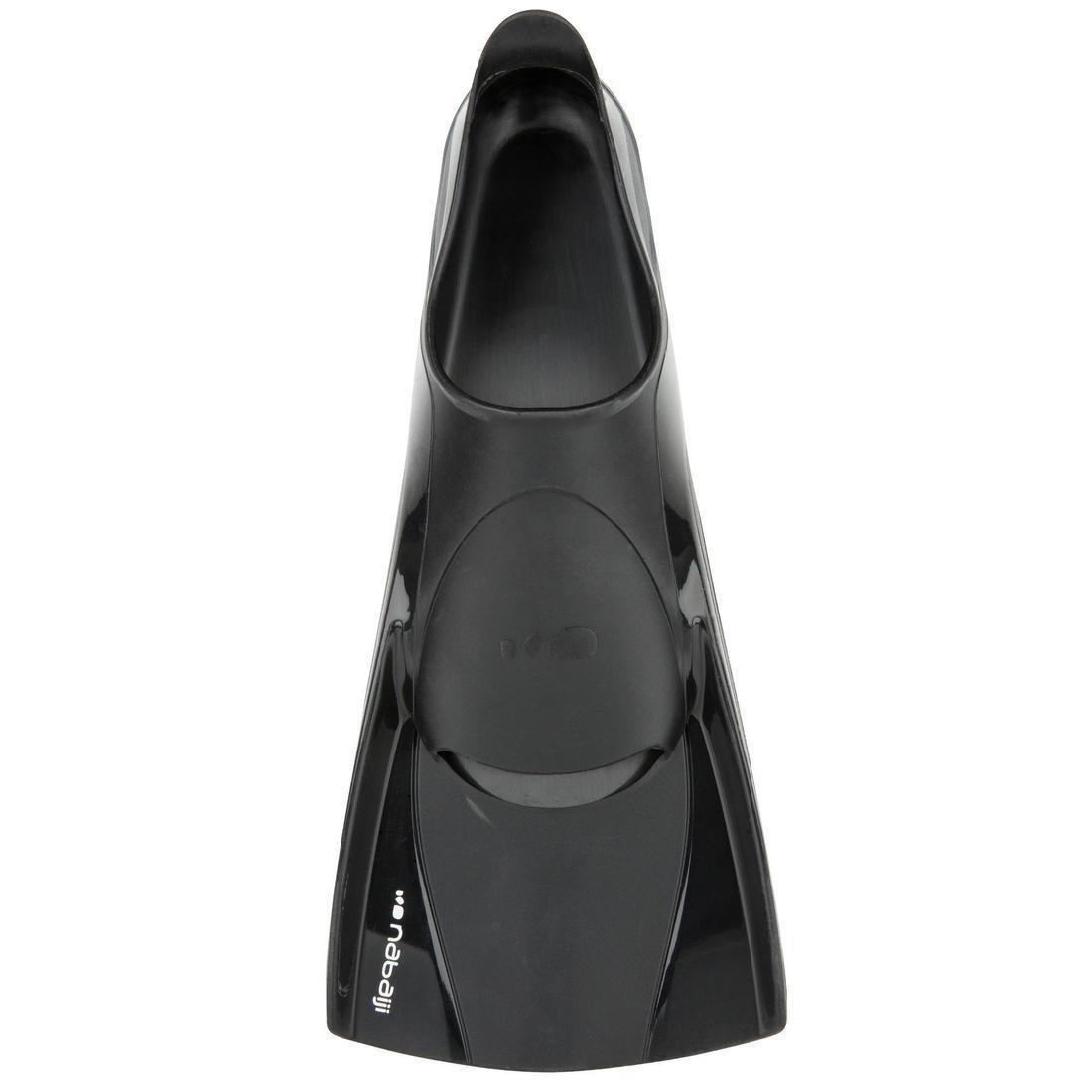 NABAIJI - Silifins Short Swim Fins 500, Black