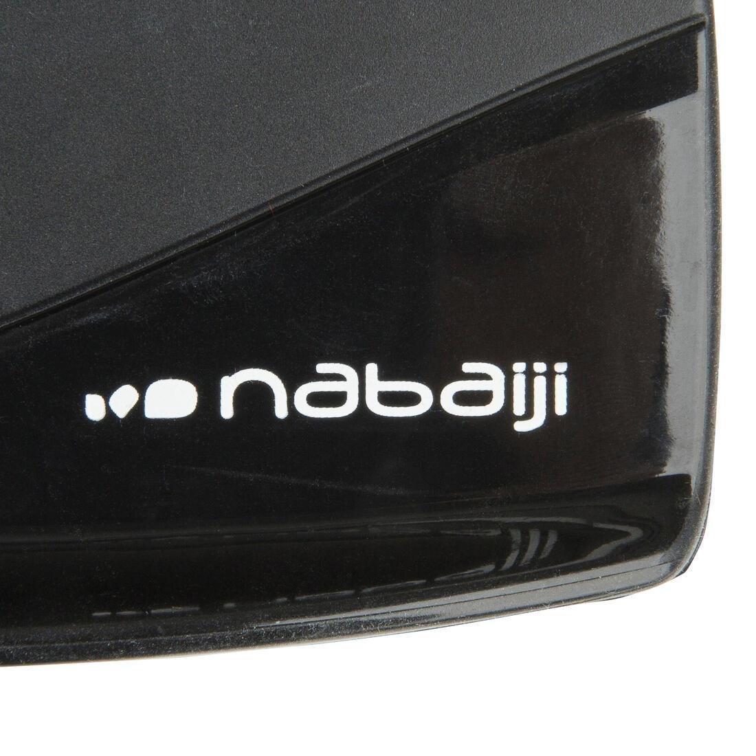 NABAIJI - Silifins Short Swim Fins 500, Black