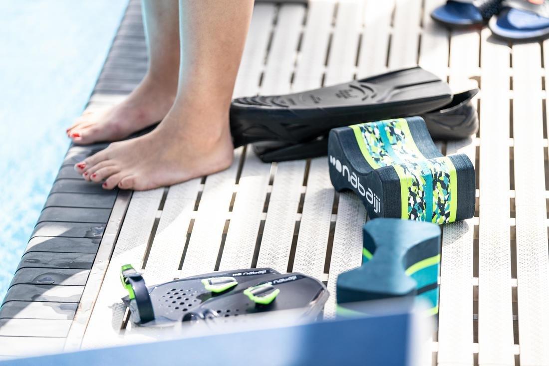 Silifins Short Swim Fins 500, Black, No Color, medium