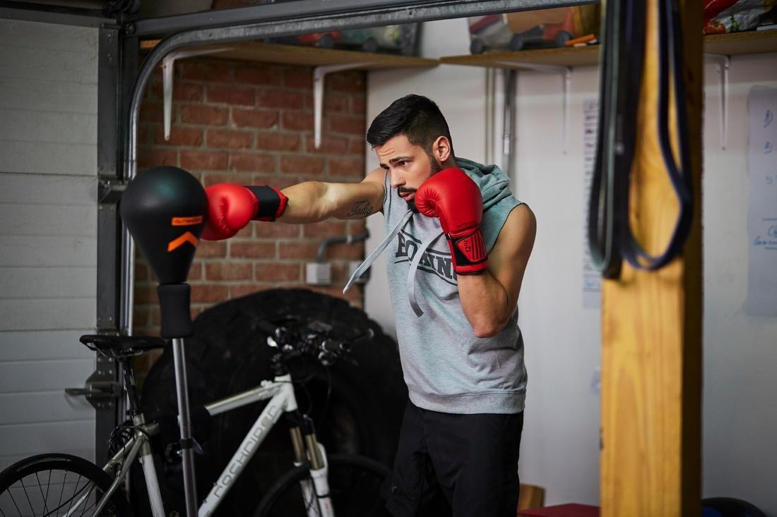 Adult  Adjustable Adult Punch Ball, Black, No Color, large image number 8