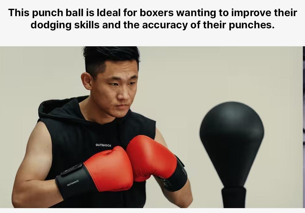 Adult  Adjustable Adult Punch Ball, Black, No Color, large image number 14