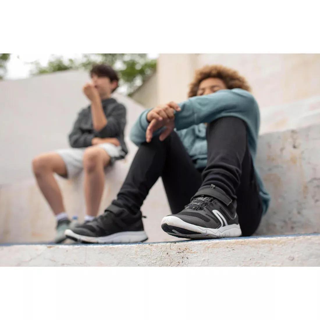 Kids Unisex Breathable Rip-Tab Shoes - Pw 540, Black, No Color, medium