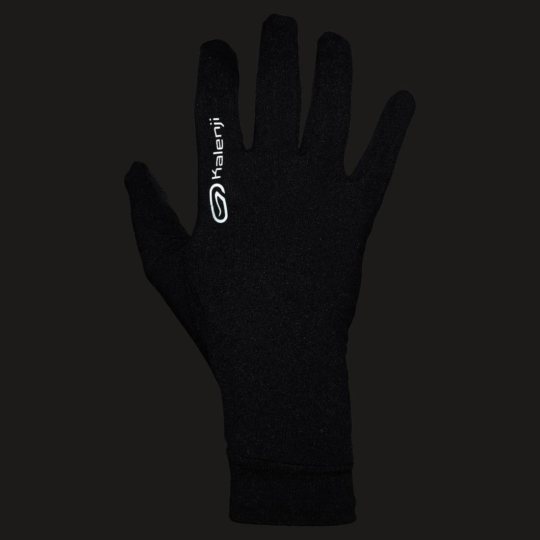 KALENJI - Tactile Running Gloves, Black