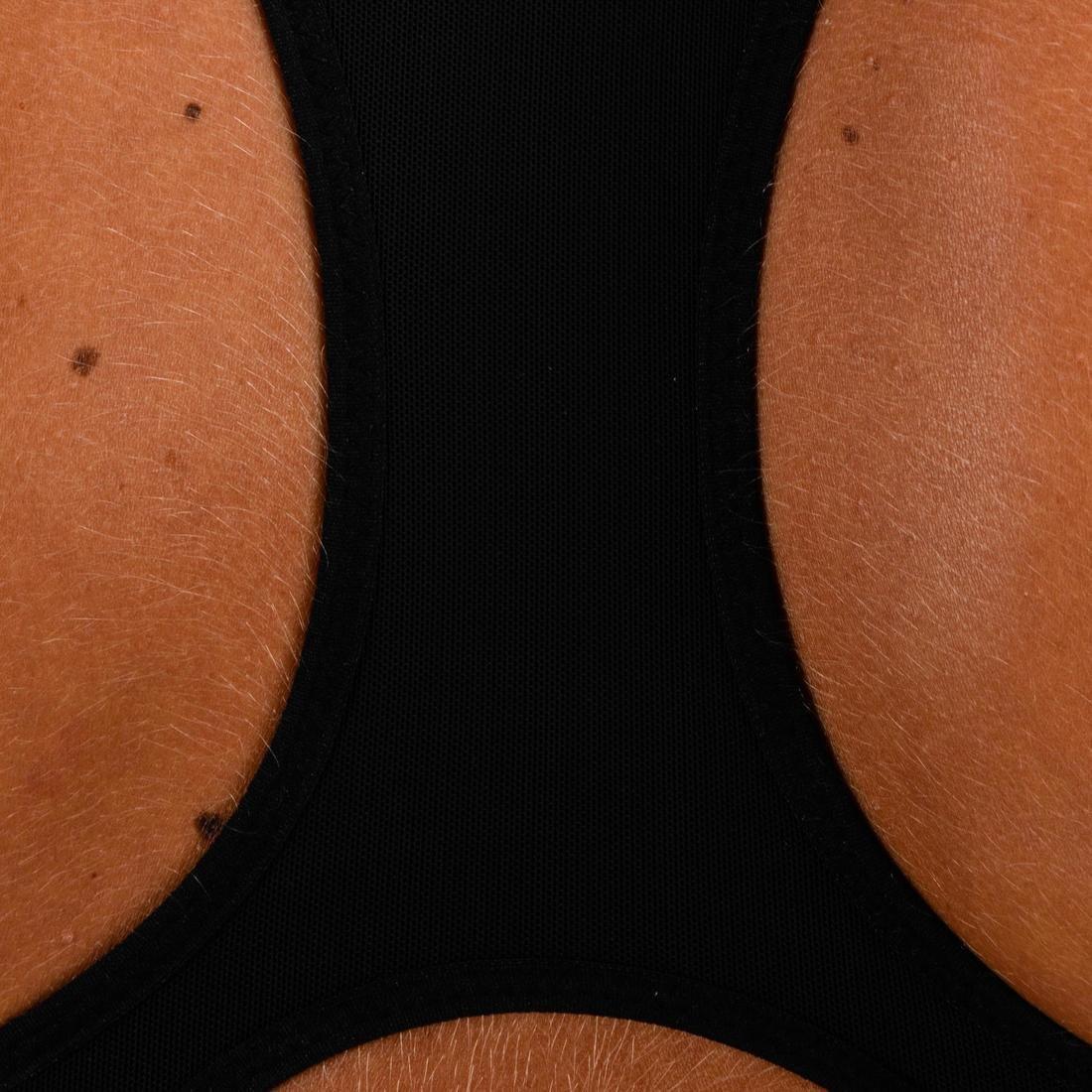 BLACK 500 Women's Fitness Cardio Training Sports Bra - Black, No Color, large image number 11