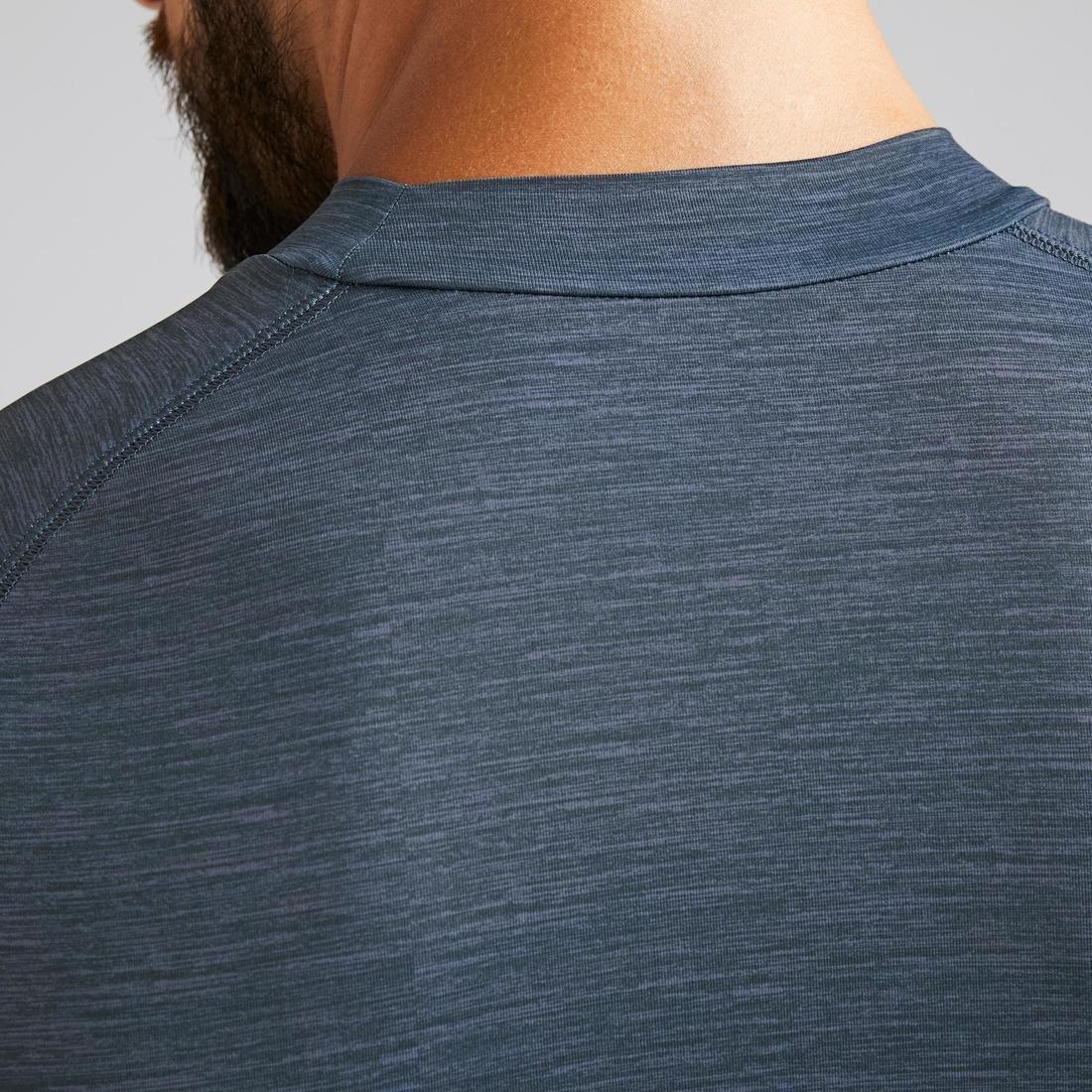 Adult Long-Sleeved Football Base Layer Top Keepdry 100, Black, 5401_000, large image number 8