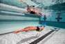 NABAIJI - Long Swim Fins Trainfins, Fluo Coral Pink